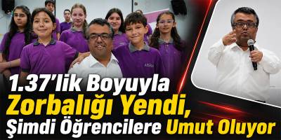 1.37’lik Boyuyla Zorbalığı Yendi, Şimdi Öğrencilere Umut Oluyor