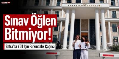 YDT Öncesi Bafra’da Örnek Davranış: Adaylardan Sessizlik Çağrısı