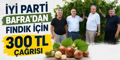 İYİ Parti Bafra’dan Fındık İçin 300 TL Çağrısı