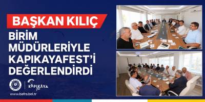 Kapıkaya Festivali Öncesi Bafra’da Hazırlıklar Hız Kazandı