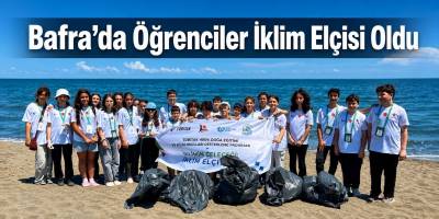 Bafra’da Öğrenciler İklim Elçisi Oldu