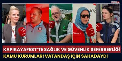 KapıkayaFest'te Sağlık ve Güvenlik Seferberliği: Kamu Kurumları Vatandaş İçin Sahadaydı