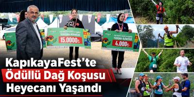 KapıkayaFest’te Ödüllü Dağ Koşusu Heyecanı Yaşandı
