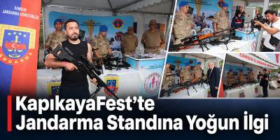 KapıkayaFest’te Jandarma Standına Yoğun İlgi