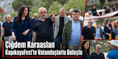 Çiğdem Karaaslan KapıkayaFest’te Vatandaşlarla Buluştu