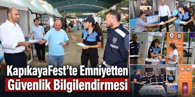 KapıkayaFest’te Emniyetten Güvenlik Bilgilendirmesi