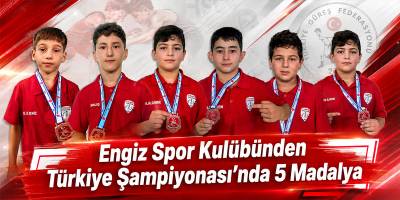 Engiz Spor Kulübünden Türkiye Şampiyonası’nda 5 Madalya