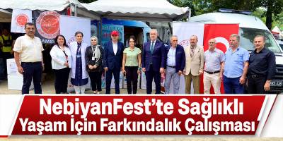 NebiyanFest’te Sağlıklı Yaşam İçin Farkındalık Çalışması