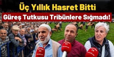 Üç Yıllık Hasret Bitti, Güreş Tutkusu Tribünlere Sığmadı!
