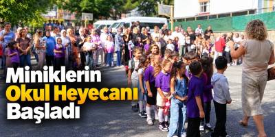 Samsun’da Uyum Haftası Başladı, 17 Bin Minik Ders Başı Yaptı