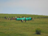 YAMAÇ PARAŞÜTÜ BAFRADA YARIM KALDI