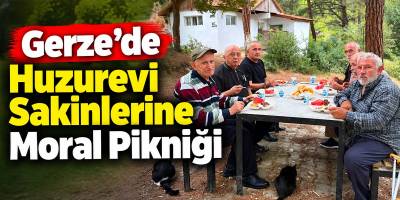 Gerze’de Huzurevi Sakinlerine Moral Pikniği