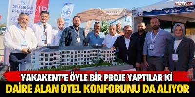 Yakakent’e Öyle Bir Proje Yaptılar Ki Daire Alan Otel Konforunu Da Alıyor