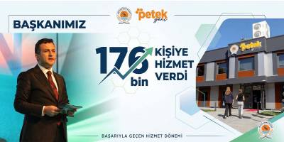 PETEK Genç, 176 bin kişiye hizmet verdi