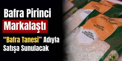 Bafra Pirinci Markalaştı, “Bafra Tanesi” Adıyla Satışa Sunulacak