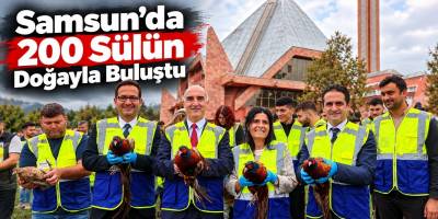 Samsun’da 200 Sülün Doğayla Buluştu