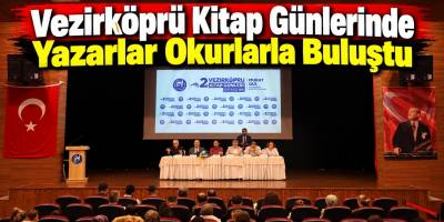 Vezirköprü Kitap Günlerinde Yazarlar Okurlarla Buluştu
