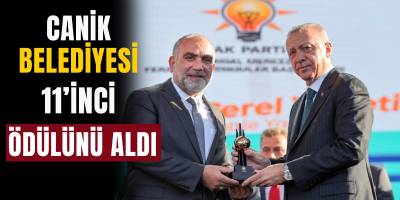 Canik Belediyesi 11’inci Ödülünü Aldı