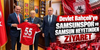 Devlet Bahçeli’ye Samsunspor ve Samsun Heyetinden Ziyaret