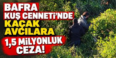 Bafra Kuş Cenneti’nde Kaçak Avcılara 1,5 Milyonluk Ceza!