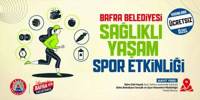 Bafra’da Kadınlara Ücretsiz Spor İmkânı Kayıtlar Devam Ediyor
