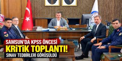 Havza’da KPSS Öncesi Güvenlik Tedbirleri Masaya Yatırıldı
