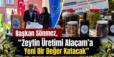 Başkan Sönmez , “Zeytin Üretimi Alaçam’a Yeni Bir Değer Katacak”