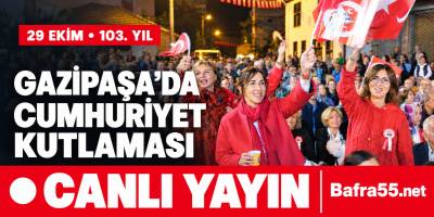 Gazipaşa Mahallesi’nde Cumhuriyet’in 103. Yılı: Bafra55.net’ten Canlı