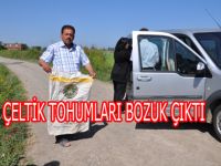 BAFRA DA TİGEMİN VERDİĞİ  TOHUMLARI BOZUK ÇIKTI