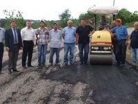 KÖY YOLLARINDA ÇALIŞMA BAŞLADI
