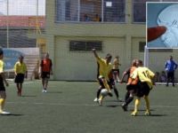 Kafasındaki mermiyle 90 dakika oynadı