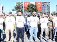 Duran Adam’lara karşı ’Duran Adam’ eylemi