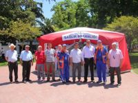 MİTİNG ALANINDA, SAHRA HASTANESİ KURULDU