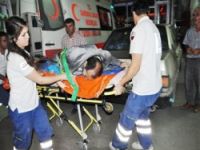 BAFRA’DA 2 AYRI KAZA: 2 YARALI