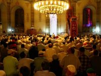 BAFRA DA İLK TERAVİH NAMAZI KILINDI