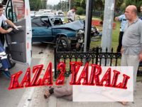 TRAFİK KAZASI: 2 YARALI