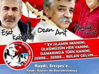 OZAN ARİF, İSMAİL TÜRÜT VE ESAT KABAKLI ERCİYES’E GELİYOR