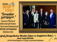 Başbakandan Bafra AK Gençlere Ödül