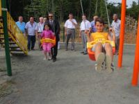 BU İLÇENİN HER KÖYÜNDE ÇOCUK PARKI VAR