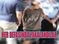 HER DEFASINDA YAKALANDILAR