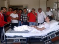 SAMSUNSPORLU KALECİ FAİK AMELİYAT OLDU