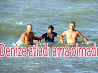 POLİSTEN KAÇAN ÇOCUK DENİZE ATLADI