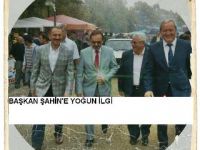 ASARCIK PANAYIRINDA BAŞKAN ŞAHİNE YOĞUN İLGİ