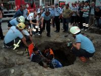 TAŞERON İŞÇİ GÖÇÜK ALTINDA KALDI