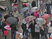 SAMSUN YAĞMURLU BİR GÜN GEÇİRDİ