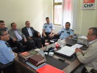 BAFRA İLÇE EMNİYET MÜDÜRÜNDEN CHP’YE İADE-İ ZİYARET