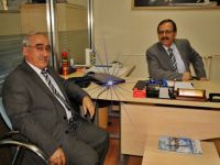 ALAÇAM MÜFTÜSÜ ALİ TOPRAKTAN BAŞKAN ŞAHİNE ZİYARET