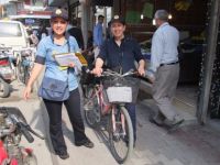 BAFRA’DA BAYAN POSTACILAR GÖREVDE