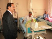 ŞAHİNDEN  DEVLET HASTANESİNE ZİYARET