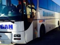 YOLCU OTOBÜSÜ ARIZA YAPTI, YOLCULAR 15 SAAT MAHSUR KALDI
